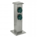 Lamparas Eglo Torre Conector Ip44 Acero Park 4 90748