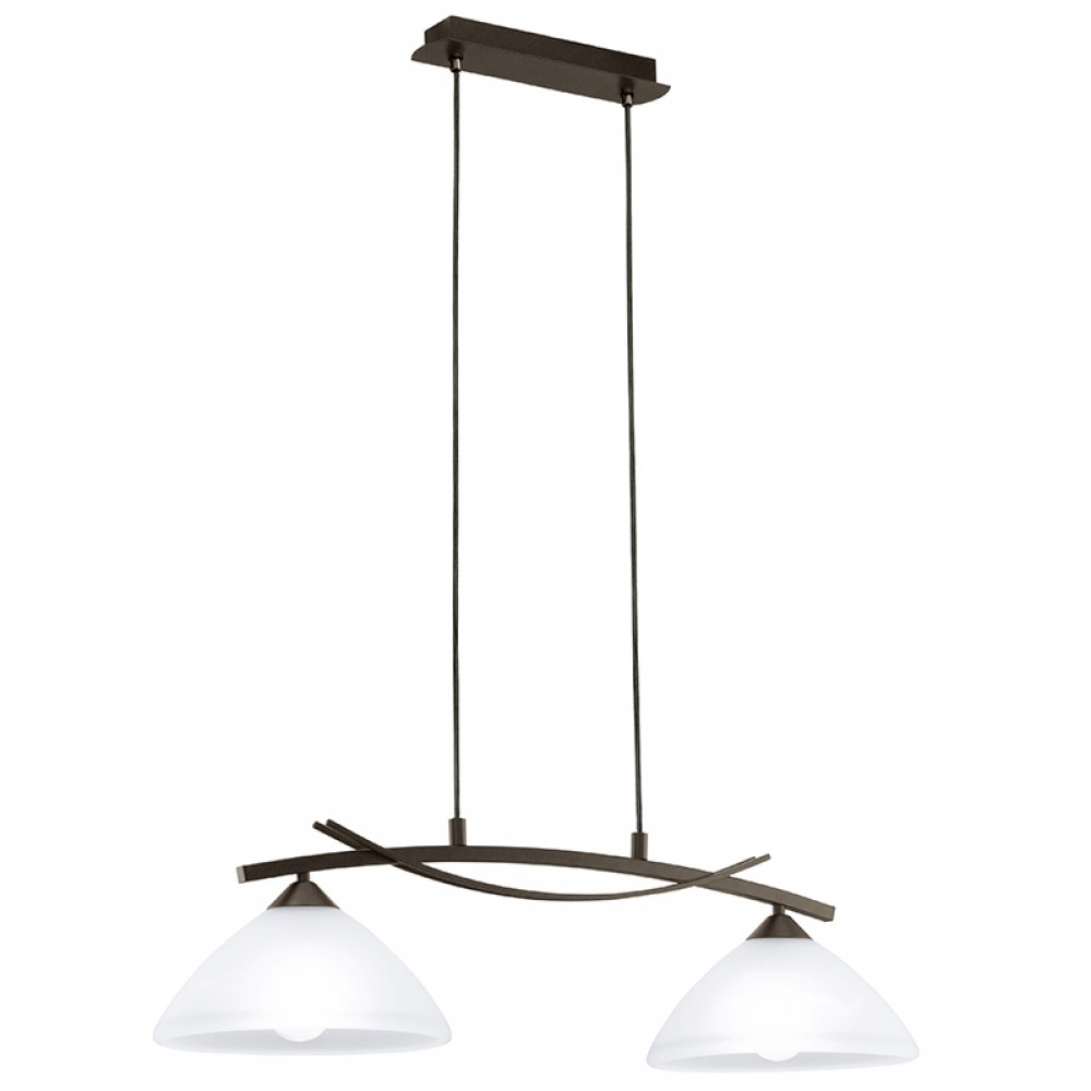 Lamparas Eglo Colgante Vinovo E27 2 Luces 91433