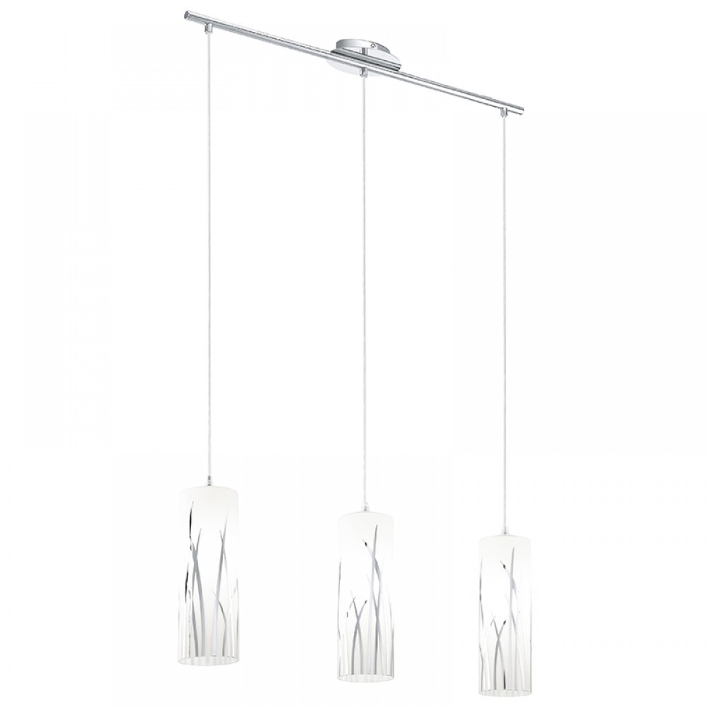 Lamparas Eglo Colgante Rivato E27 3 Luces 92741