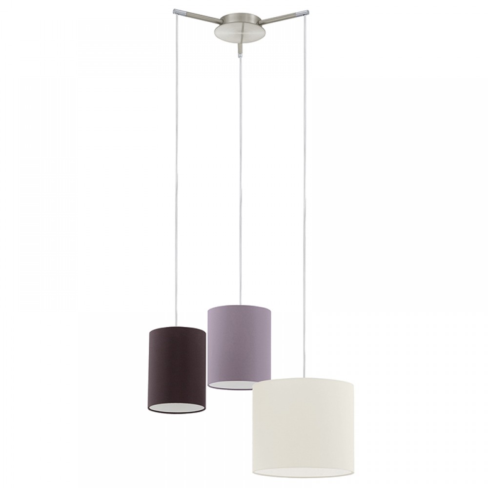 Lamparas Eglo Colgante Tombolo E27 3 Luces 92755