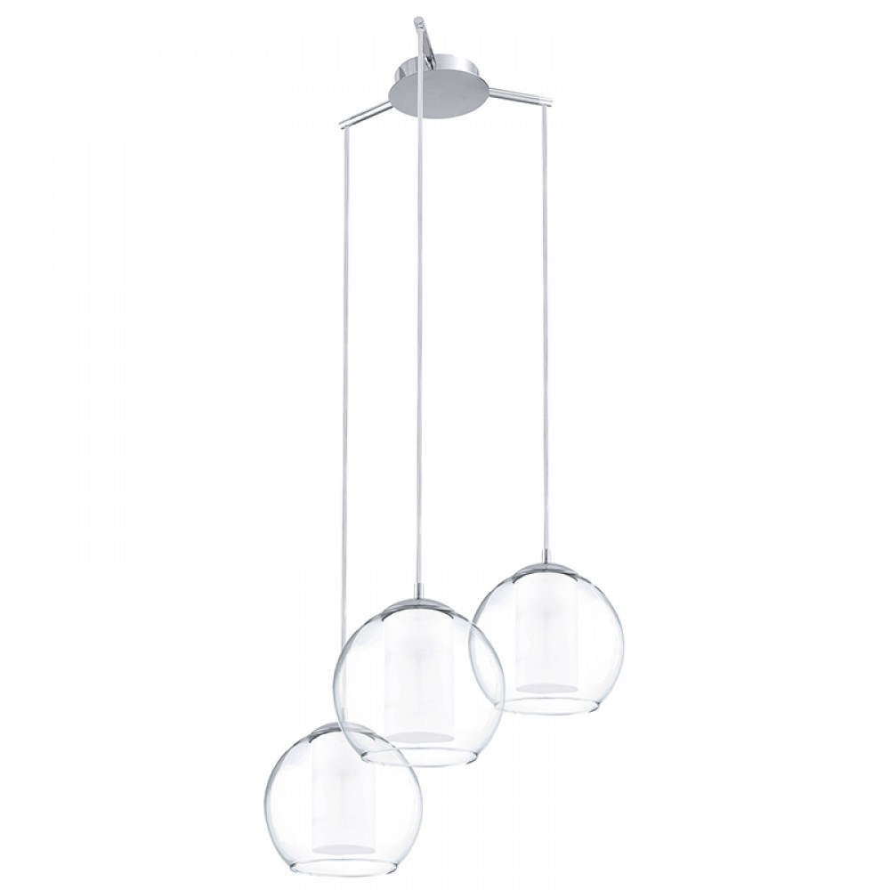 Lamparas Eglo Colgante Bolsano E27 3 Luces 92762