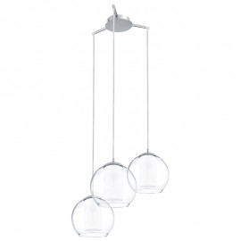 Lamparas Eglo Colgante Bolsano E27 3 Luces 92762