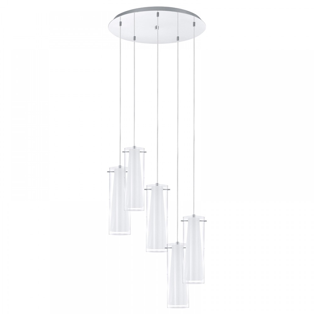 Lamparas Eglo Colgante Pinto E27 5 Luces 93003