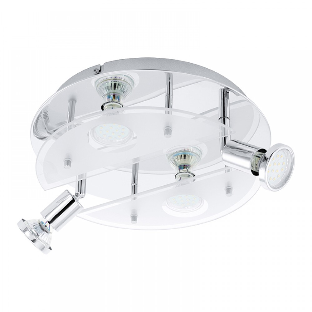 Lamparas Eglo Plafon Cabo 1 Gu10-Led 4X3W 93085