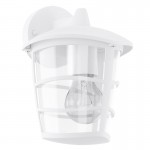Lamparas Eglo Aplique Exterior Blanco Aloria 93095
