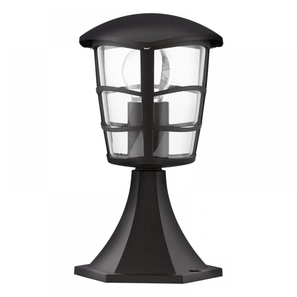 Lamparas Eglo Baliza Exterior Negra Aloria 93099