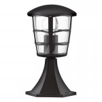Lamparas Eglo Baliza Exterior Negra Aloria 93099