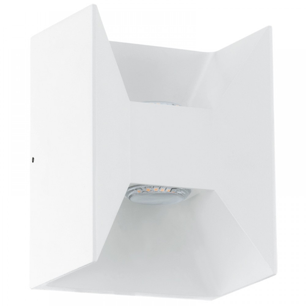 Lamparas Eglo Aplique Led Exterior Blanco Morino 93318