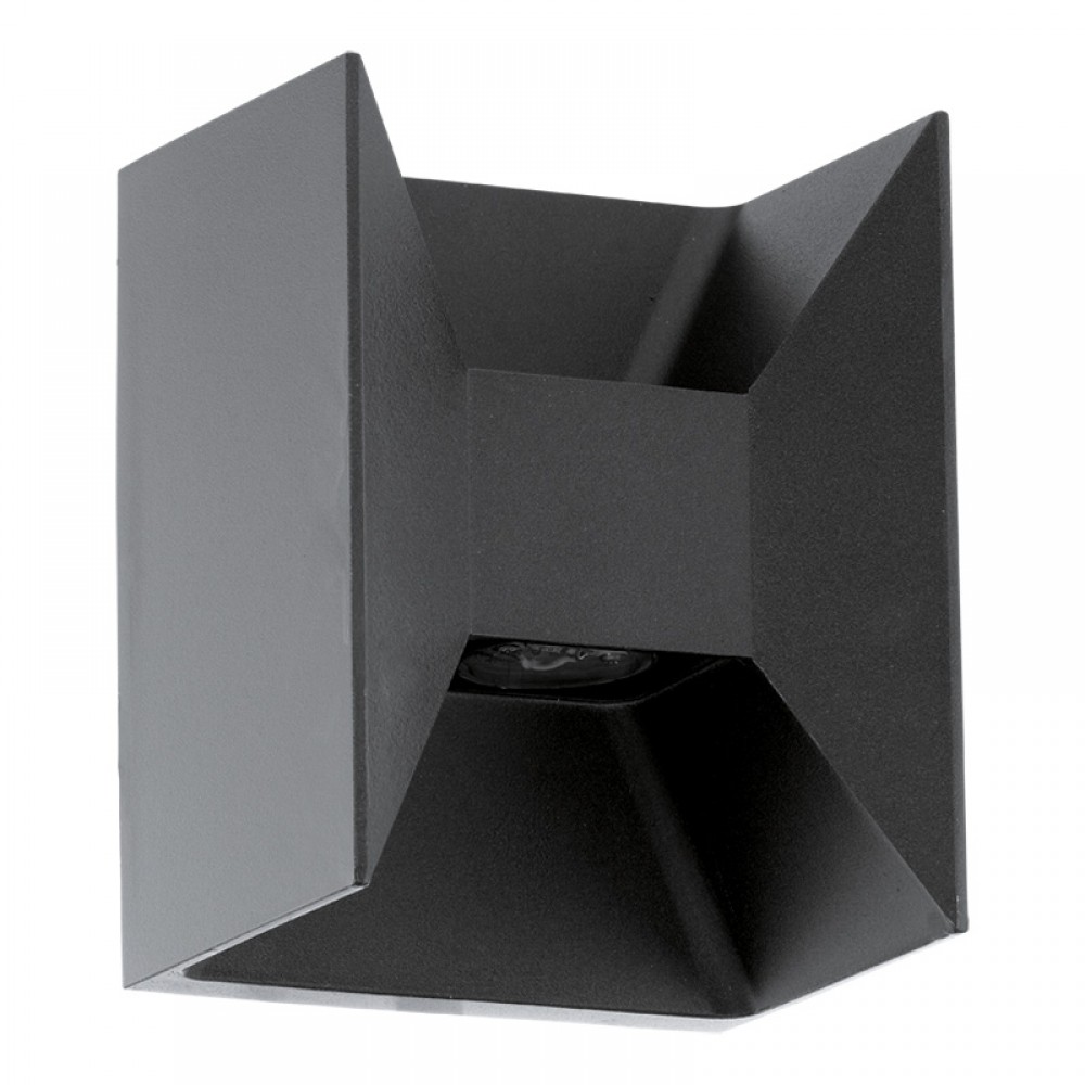 Lamparas Eglo Aplique Led Exterior Antracita Morino 93319