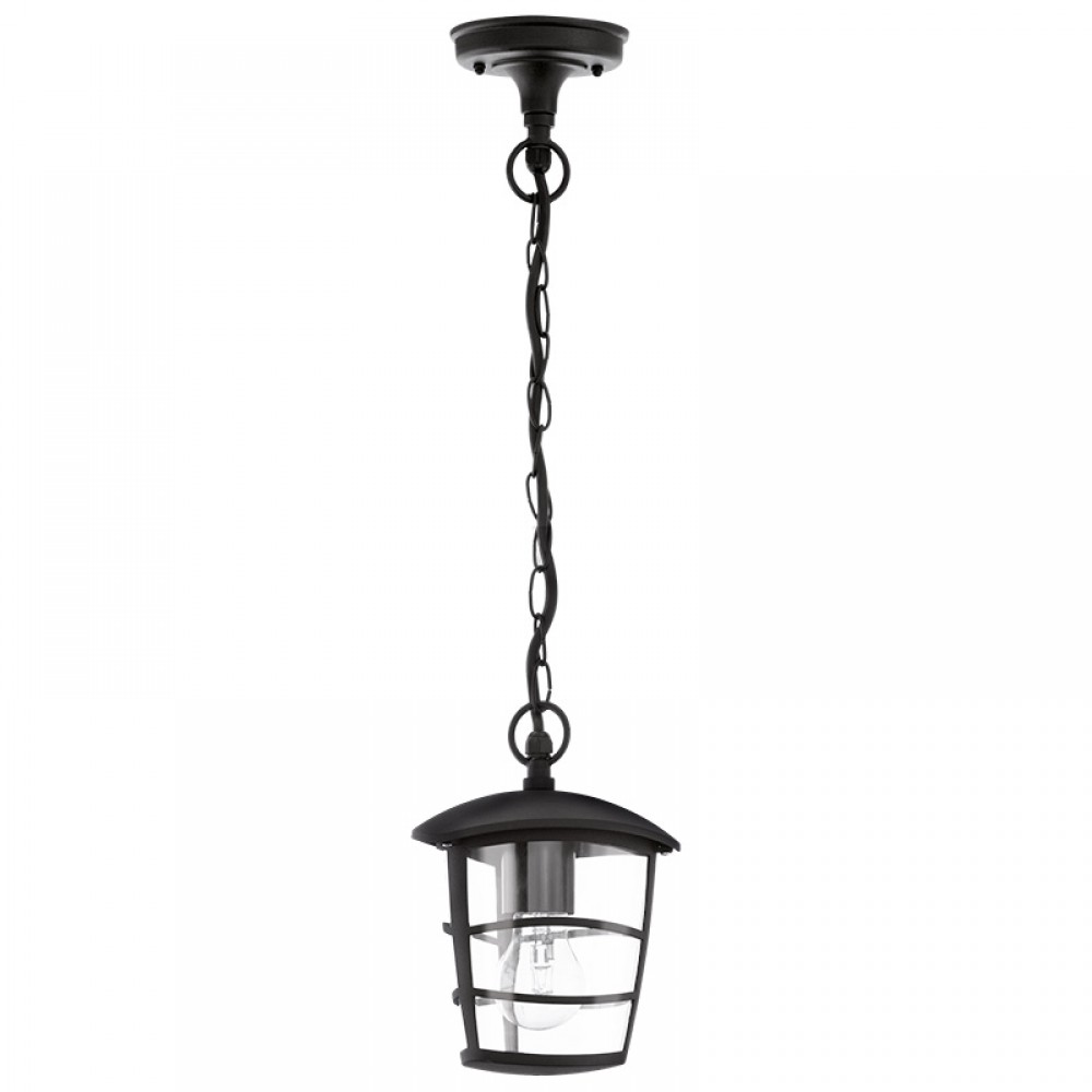 Lamparas Eglo Colgante Exterior Negro Aloria 93406