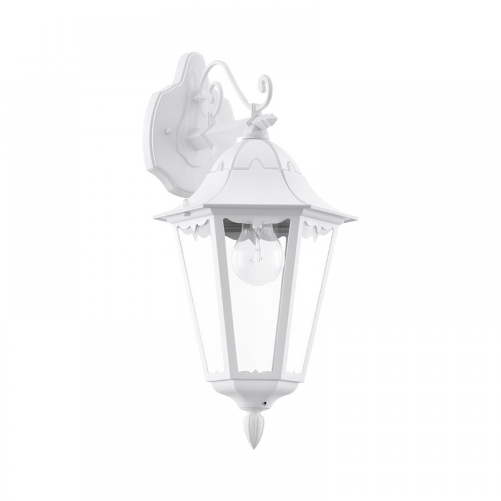 Lamparas Eglo Aplique Exterior Blanco Navedo 93445