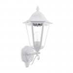 Lamparas Eglo Aplique Exterior Blanco Navedo 93446