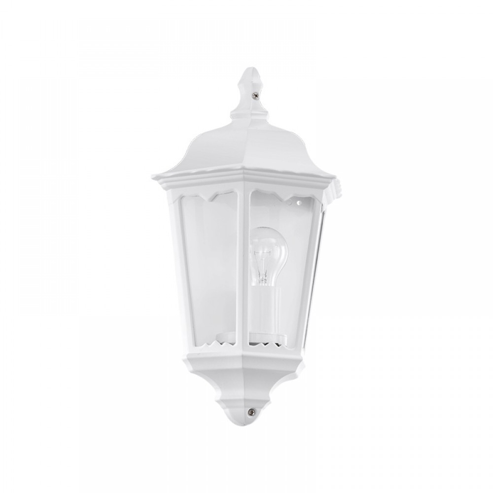 Lamparas Eglo Aplique Exterior Blanco Navedo 93448