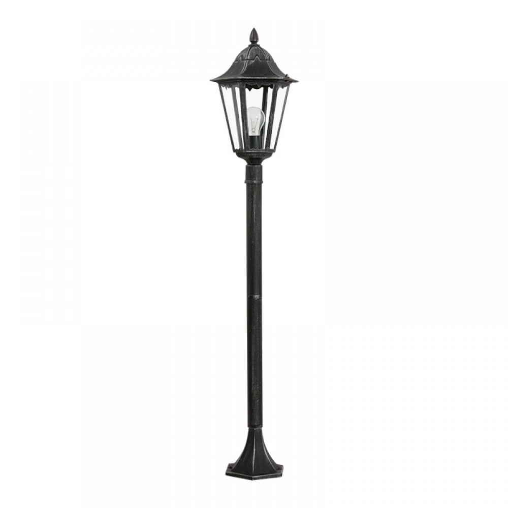 Lamparas Eglo Pedestal Exterior Patina Plata Navedo 93463