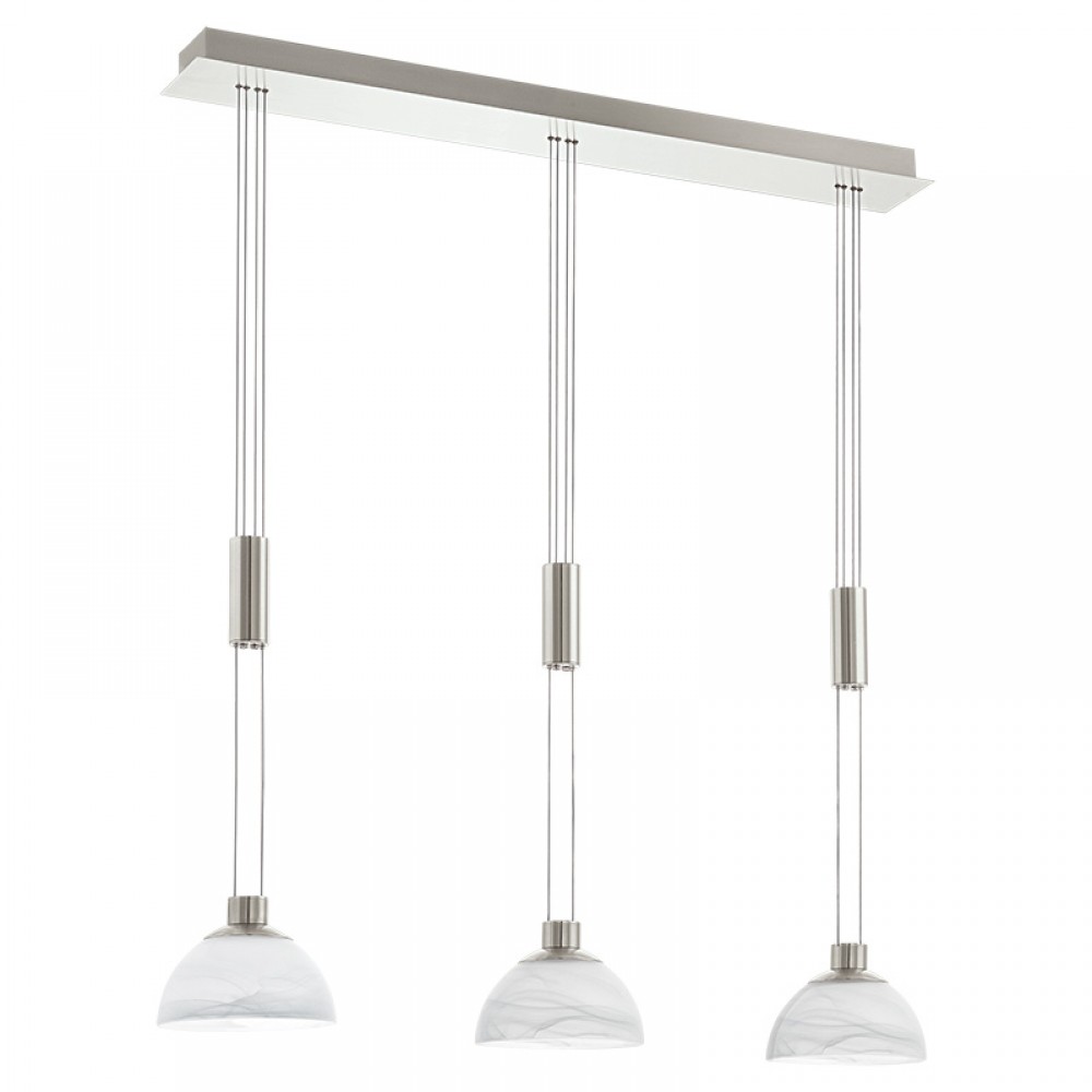 Lamparas Eglo Colgante 3 Luces Montefio 93468
