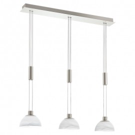 Lamparas Eglo Colgante 3 Luces Montefio 93468
