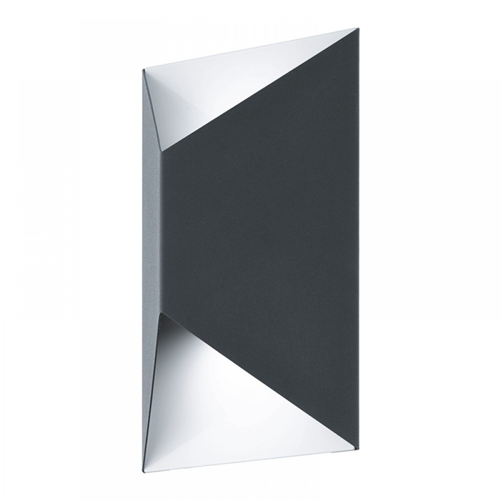 Lamparas Eglo Plafon Led Exterior Antracita Predazzo 93994