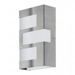 Lamparas Eglo Aplique Led Exterior Acero Ralora 94086