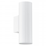 Lamparas Eglo Aplique Led Exterior Blanco 2Xgu10 Riga 94101