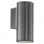 Lamparas Eglo Aplique Led Exterior Antracita Gu10 Riga 94102