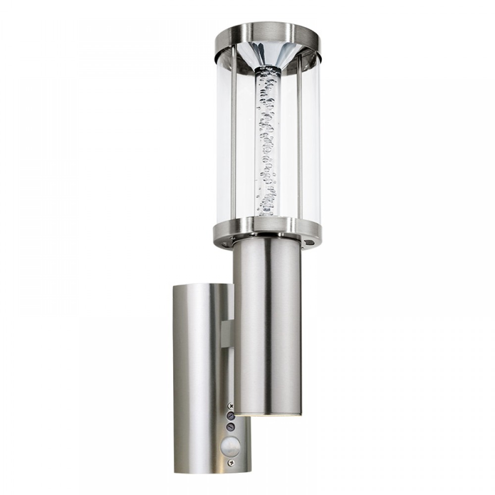 Lamparas Eglo Aplique Led Exterior Acero Sensor Trono Stick 94128