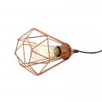Lamparas Eglo Sobremesa Vintage Tarbes Cobre 94197