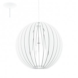 Lamparas Eglo Colgante Madera Cossano E27 1 Luz 94439