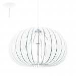 Lamparas Eglo Colgante Madera Cossano E27 1 Luz 94442