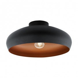 Lamparas Eglo Lampara Mogano Negro 94547