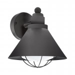 Lamparas Eglo Aplique Exterior Negro Barrosela 94805