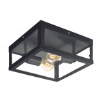 Lamparas Eglo Plafon Exterior Negro Alamonte 1 94832