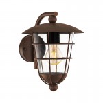 Lamparas Eglo Aplique Exterior Marron Pulfero 1 94855