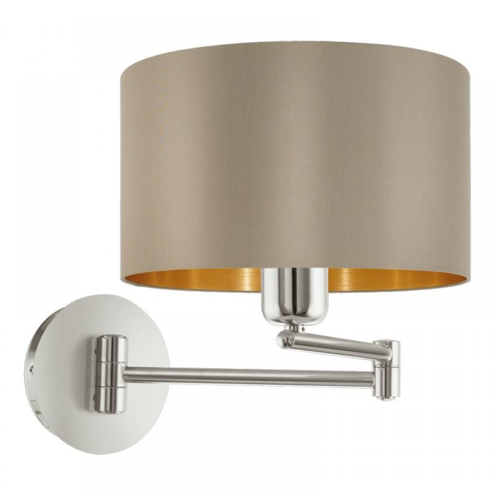 Lamparas Eglo Aplique Maserlo E27 1 Luz 95055