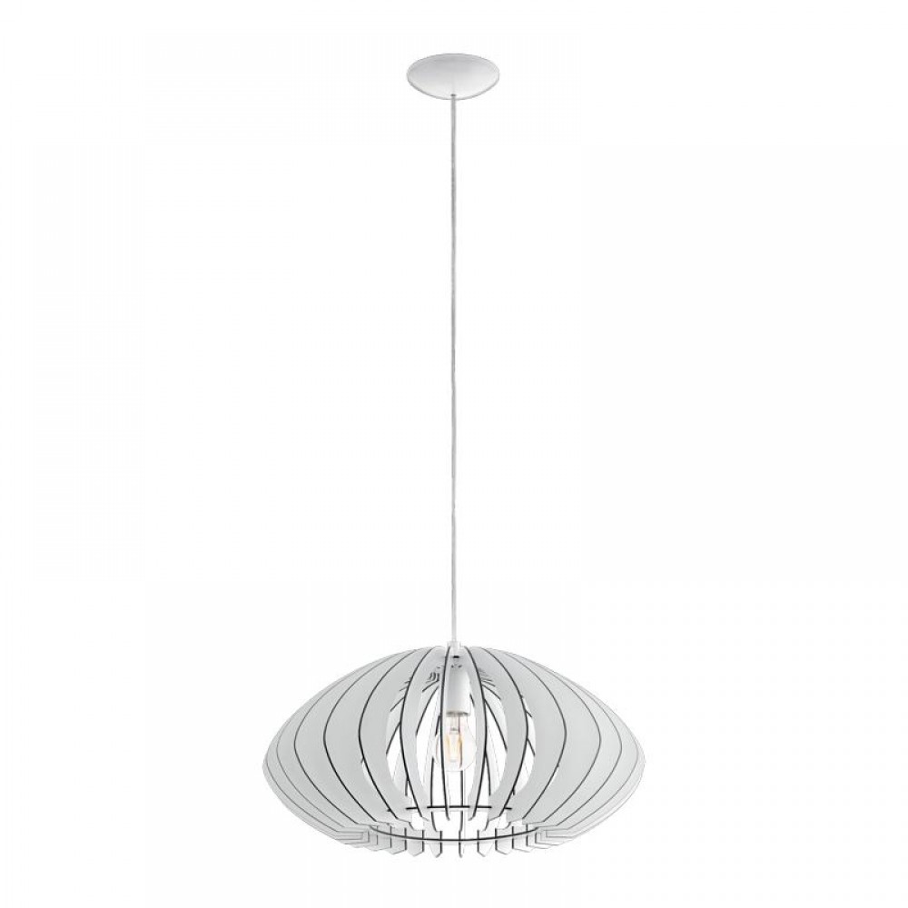 Lamparas Eglo Colgante Madera Cossano 2 E27 1 Luz 95254