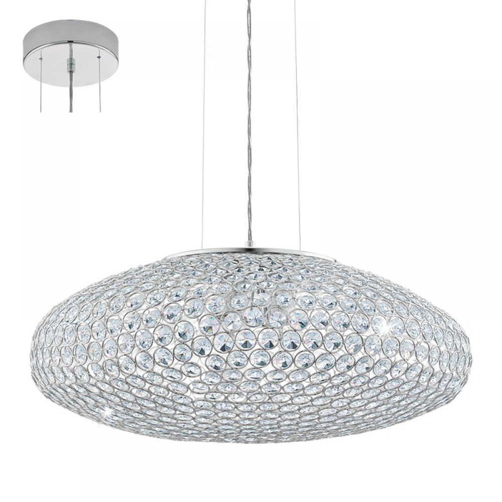 Lamparas Eglo Colgante Clemente E27 3 Luces 95287