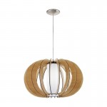 Lamparas Eglo Colgante Madera Stellato 1 E27 1 Luz 95599