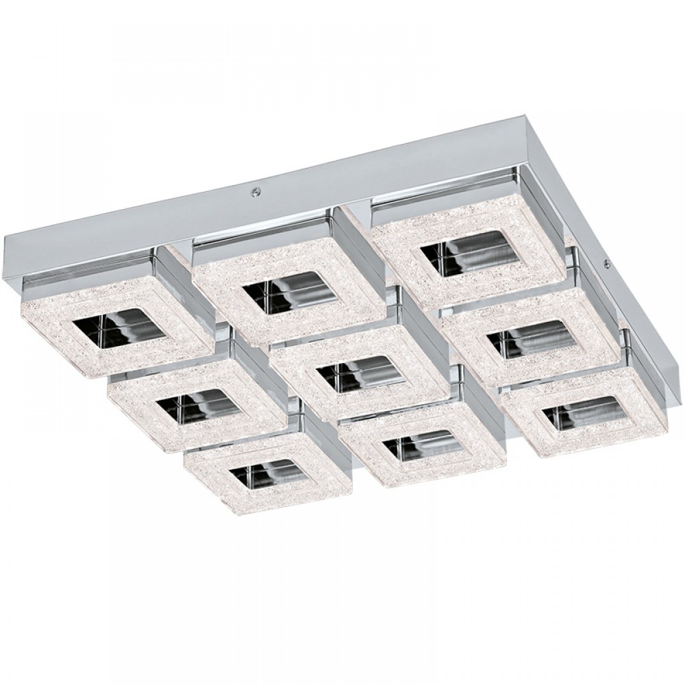 Lamparas Eglo Plafon Fradelo Led 9X4W 95658