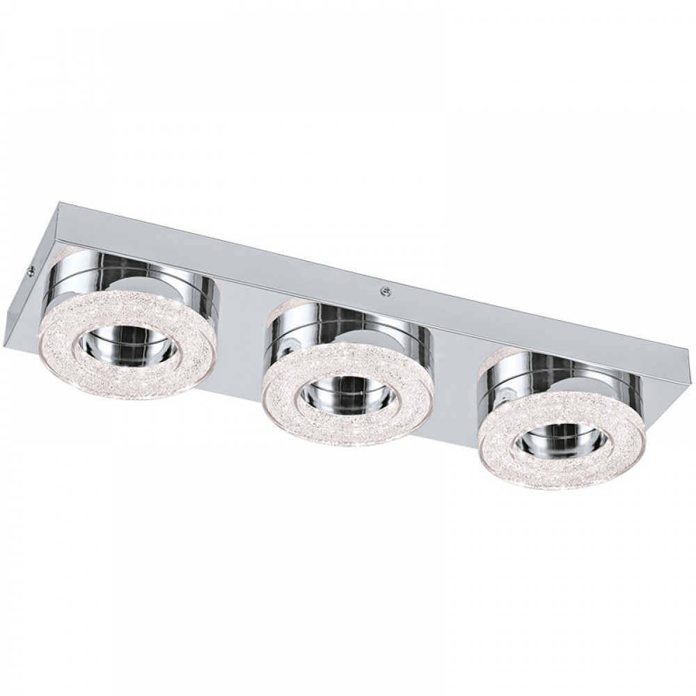 Lamparas Eglo Plafon Fradelo Led 3X4W 95663