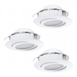 Lamparas Eglo Lampara Pineda Blanco 95851