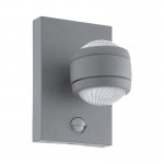 Lamparas Eglo Aplique Led Exterior Gris Sensor Sesimba 1 96019