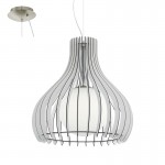 Lamparas Eglo Colgante Madera Tindori E27 1 Luz 96211