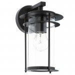 Lamparas Eglo Aplique Exterior Negro Valdeo 96239