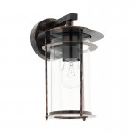 Lamparas Eglo Aplique Exterior Oxido Valdeo 96241