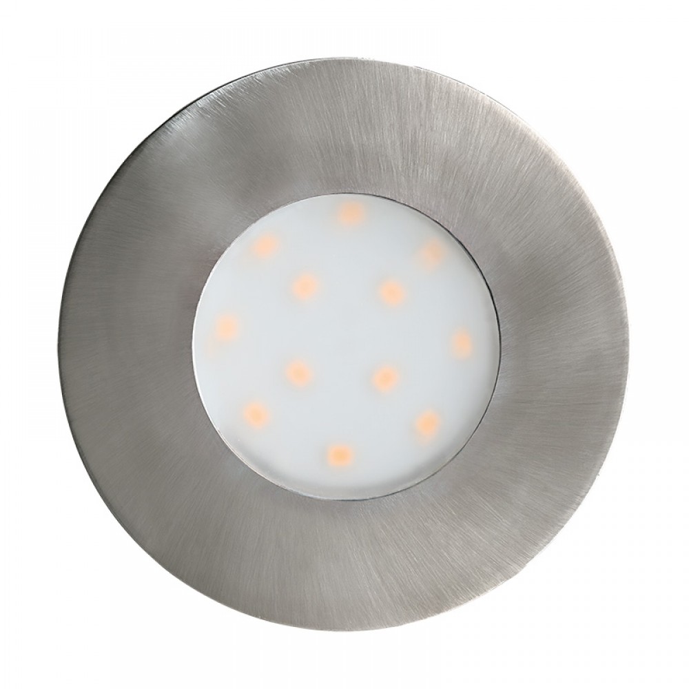Lamparas Eglo Empotrable Led Ip44 Niquel 6W Pineda-Ip 96415