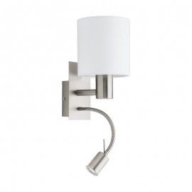 Lamparas Eglo Aplique Pasteri E27 1 Luz 96477