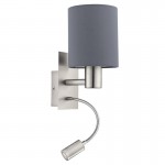 Lamparas Eglo Aplique Pasteri E27 1 Luz 96479