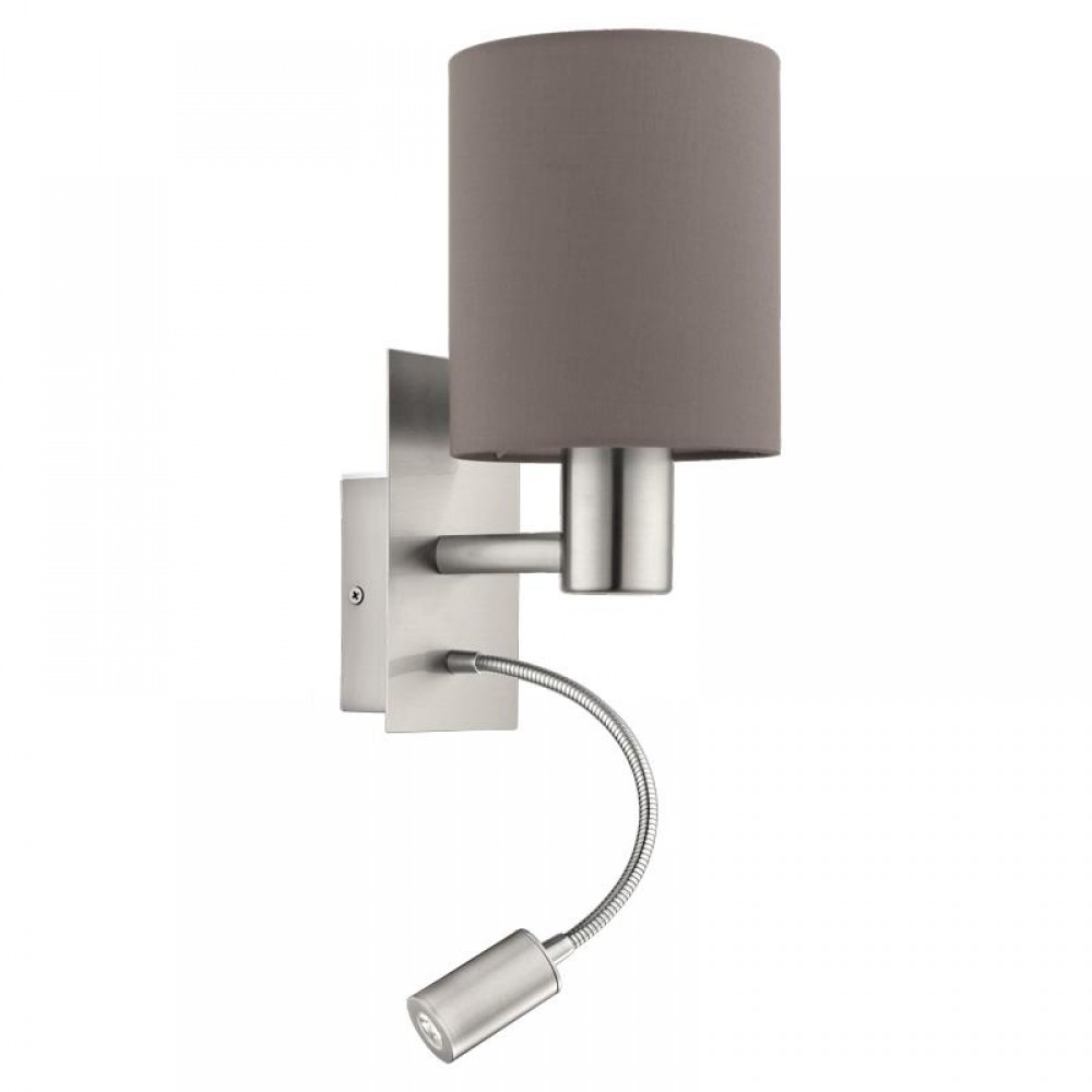 Lamparas Eglo Aplique Pasteri E27 1 Luz 96481