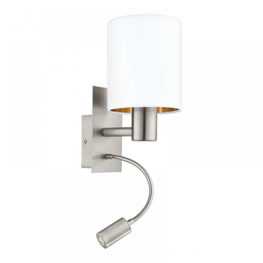 Lamparas Eglo Aplique Pasteri E27 1 Luz 96484