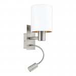 Lamparas Eglo Aplique Pasteri E27 1 Luz 96484