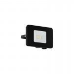 Lamparas Eglo Proyector Led Exterior 10W Negro Faedo 3 97455